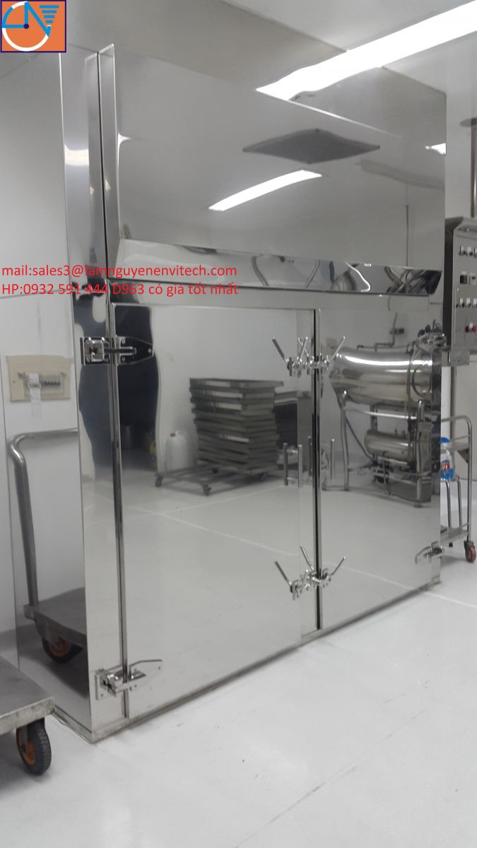 Tủ sấy chai lọ trong phòng thí nghiệm đạt Chuẩn GMP